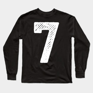 Rough Number 7 Long Sleeve T-Shirt